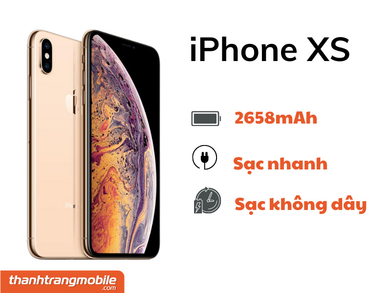 Đánh giá dung lượng pin iPhone Xs