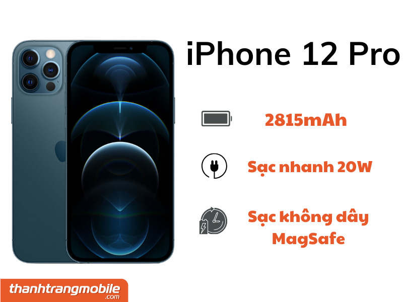 Đánh giá dung lượng pin iPhone 12 Pro