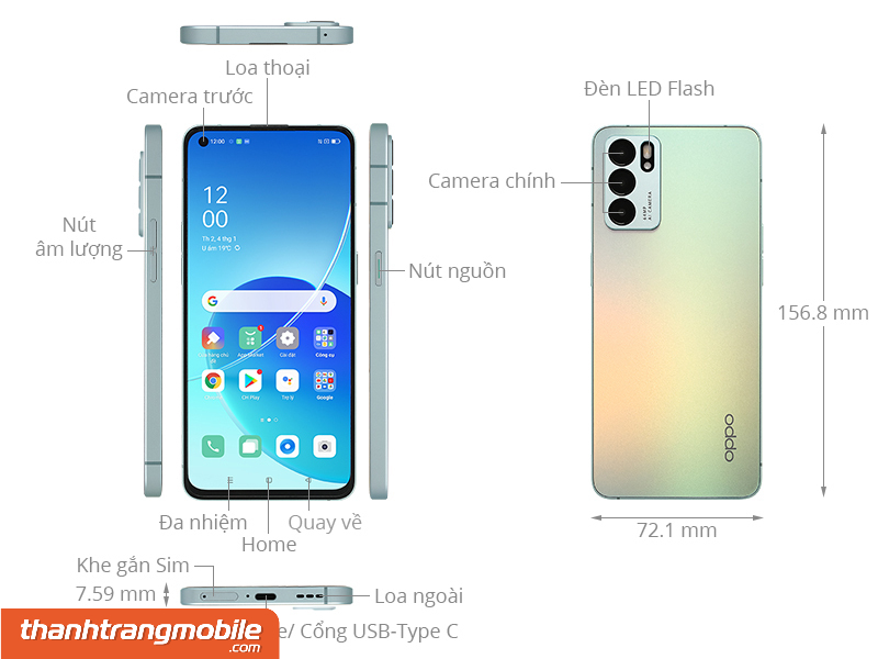 thay-kinh-oppo-reno-6-11 Thay / Ép mặt kính Oppo Reno 6 / 6Z