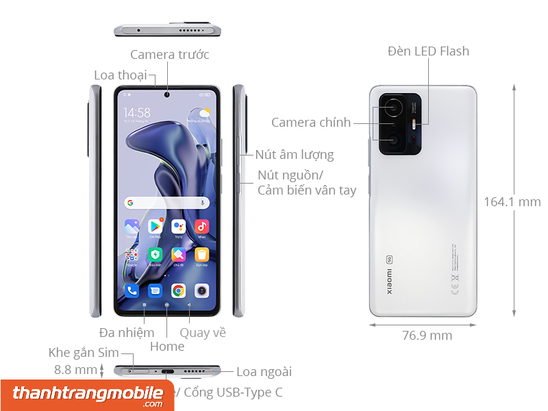 thay pin Xiaomi 11T có mất chống nước không