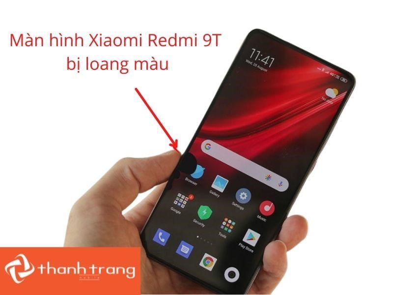 Màn hình Xiaomi Redmi 9T bị loang mực