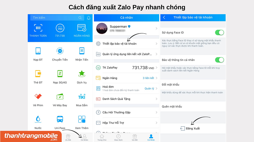 cach-dang-xuat-zalo-pay-tren-zalo-6 [Video] Cách đăng xuất Zalo Pay trên Zalo, xóa tài khoản Zalo Pay khi không còn sử dụng đơn giản 2023
