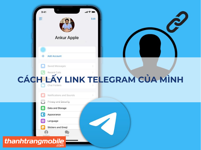 Cách lấy link Telegram của mình