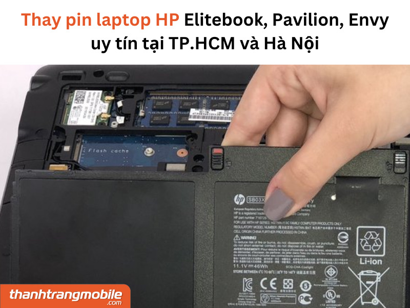 Thay pin laptop HP uy tín