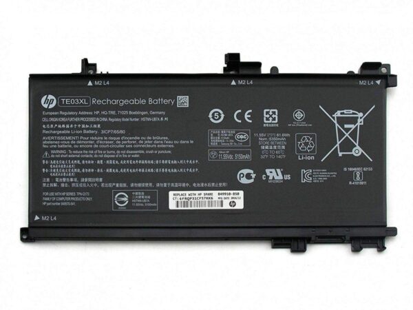 Thay pin Laptop HP 15 bs578TU chính hãng tphcm