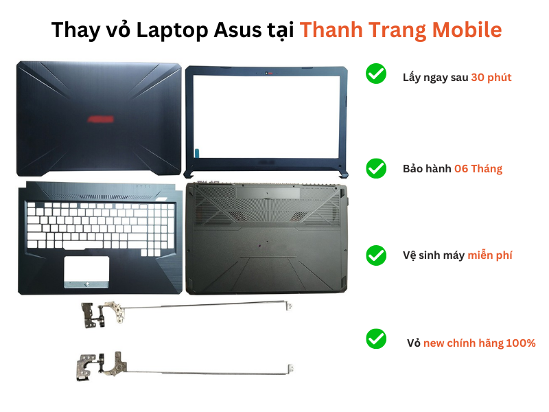 Thay Vỏ Laptop Asus giá bao nhiêu