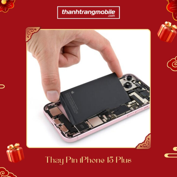 Thay Pin iPhone 15 Plus chính hãng pisen