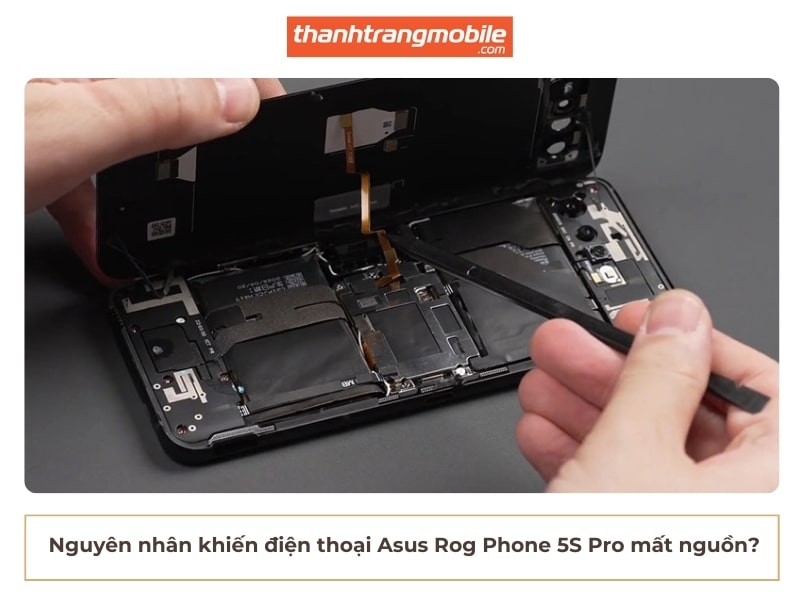 sửa nguồn Asus Rog Phone 5s Pro lấy ngay