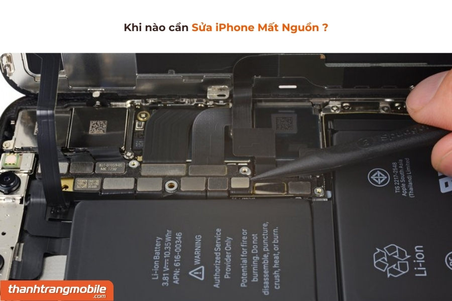 Sửa iPhone Mất Nguồn giá bao nhiêu