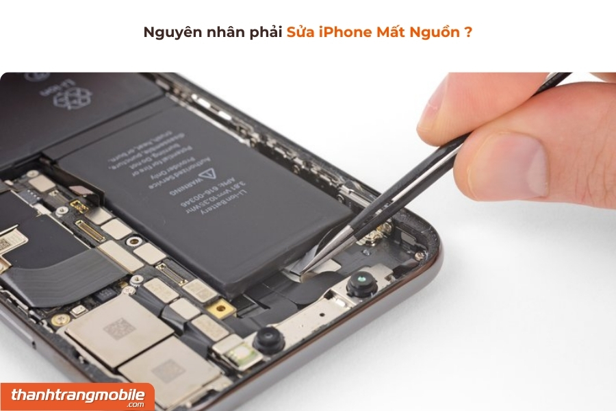 Sửa iPhone Mất Nguồn giá rẻ tphcm