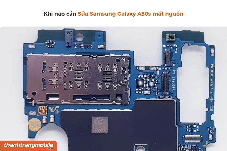 Sửa Samsung Galaxy A50s mất nguồn giá bao nhiêu