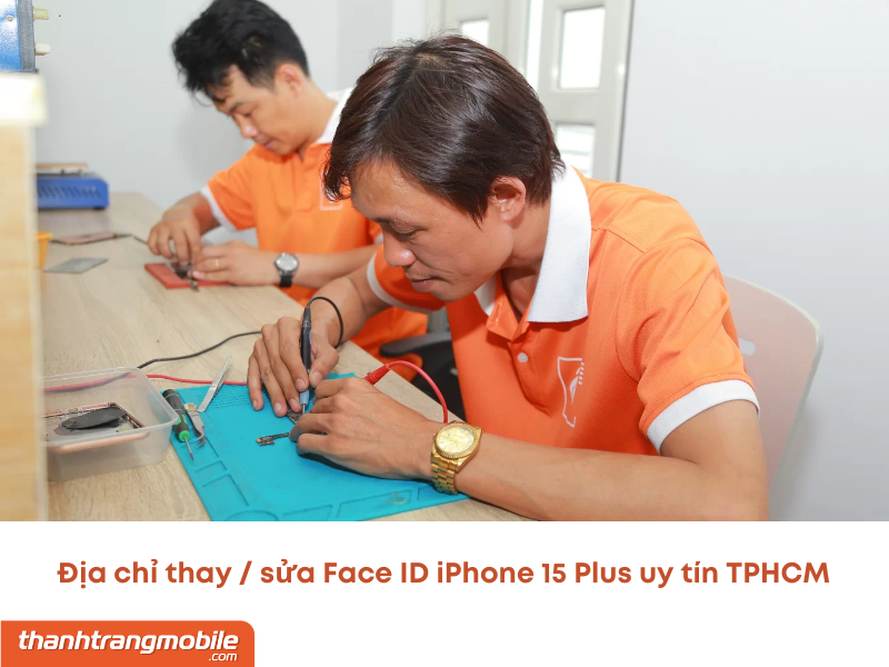thay Face ID iPhone 15 Plus uy tín tphcm