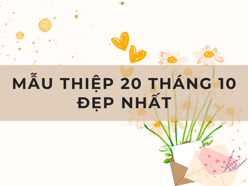 Mẫu Thiệp Chúc Mừng 20 Tháng 10