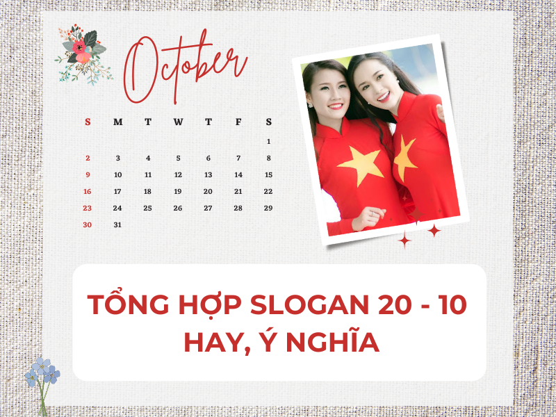 Slogan 20 Tháng 10 Hay Nhất