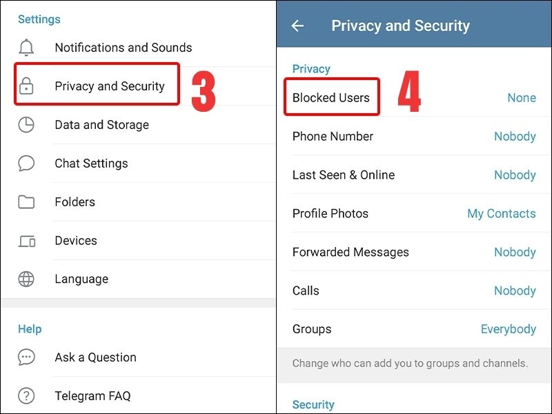 cach-chan-tin-nhan-telegram-4 Bật mí cách chặn tin nhắn trên Telegram đơn giản, nhanh chóng