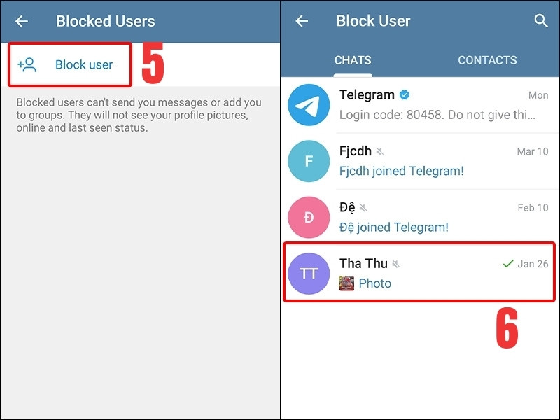 cach-chan-tin-nhan-telegram-5 Bật mí cách chặn tin nhắn trên Telegram đơn giản, nhanh chóng