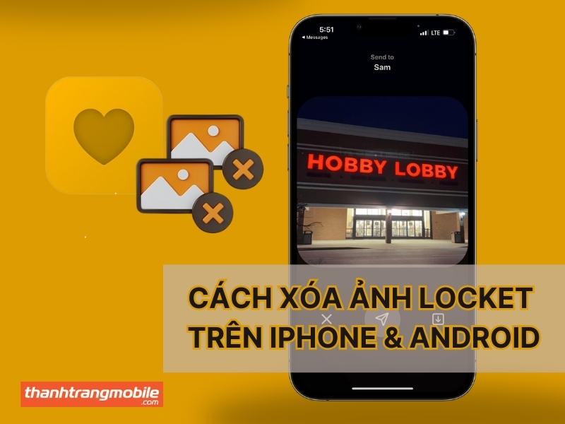 Cách xoá ảnh Locket trên iPhone