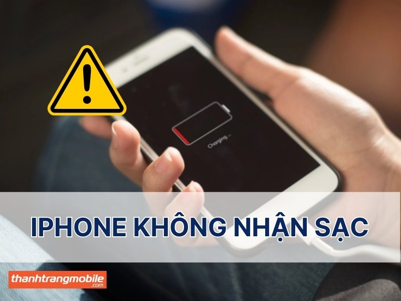 nguyên nhân và cách khắc phục iphone nhận sạc nhưng không vào pin