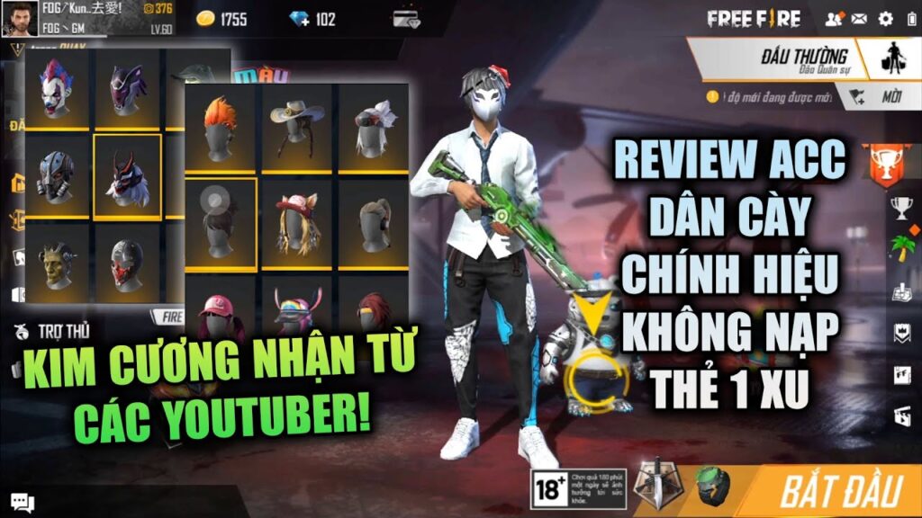 [2024] Nhận ACC Free Fire ✅ Miễn Phí , Nick FF mới nhất 2024