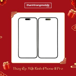 Thay ép mặt kính iPhone 11 Pro