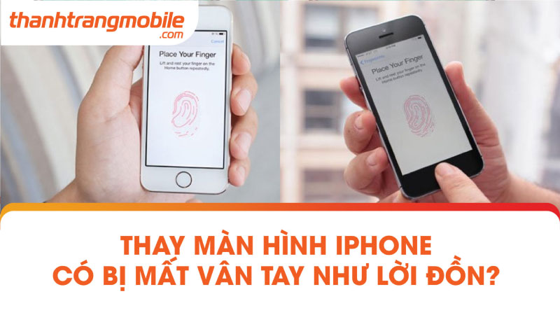 iPhone mất vân tay do đâu? Thay màn hình iphone có bị mất vân tay?