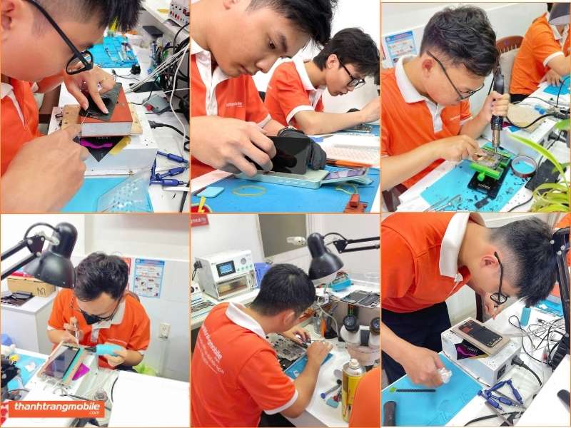 Cam kết đầu ra sau khóa học ép kính điện thoại