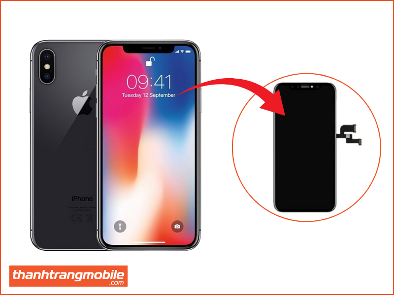 Thay màn hình iPhone X zin bóc máy giá bao nhiêu