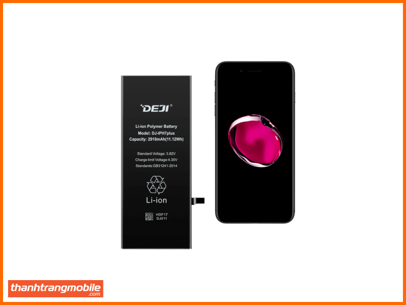 thay pin deji chính hãng iphone 7 plus và thay pin iphone các dòng khác