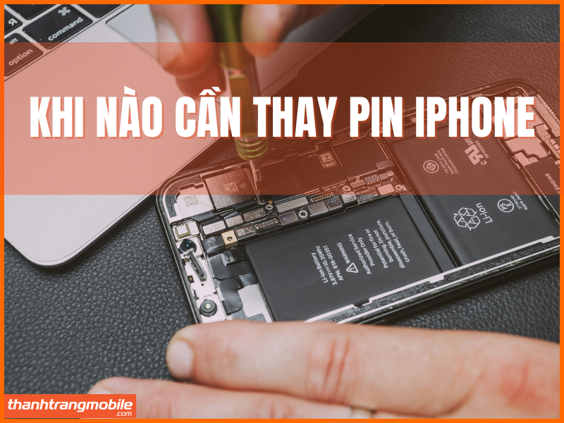 Thay pin điện thoại iphone uy tín, chính hãng
