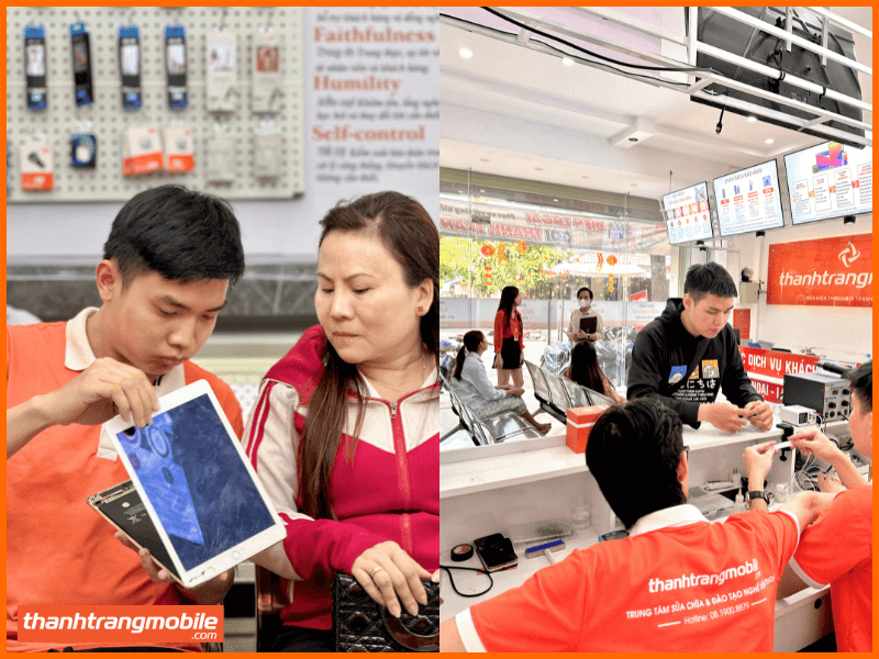thay pin vmas dung lượng chuẩn chính hãng cho iphone 7 plus tại thanh trang mobile