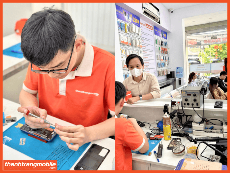 thay màn hình Samsung Galaxy A90 - Zin 97% tại Thanh Trang Mobile