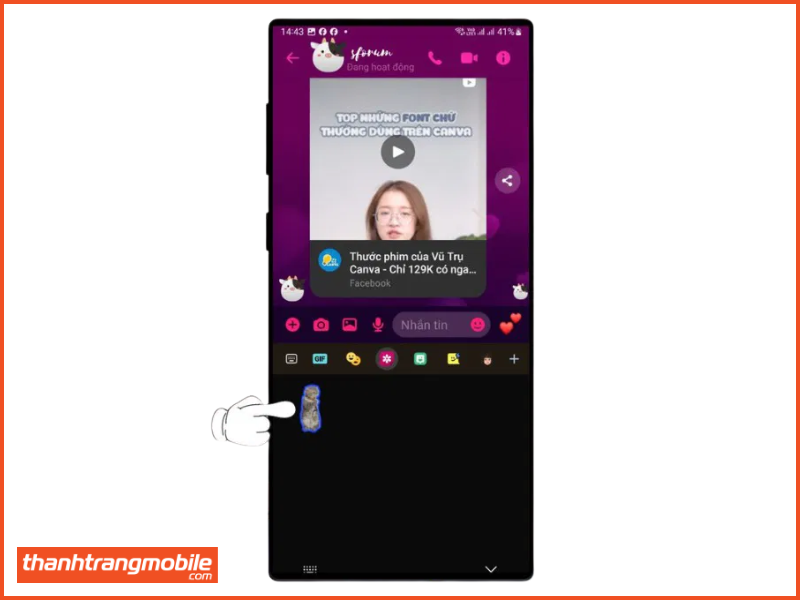 tạo nhãn dán từ ảnh trên Android