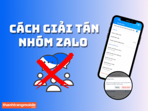 cách giải tán nhóm Zalo