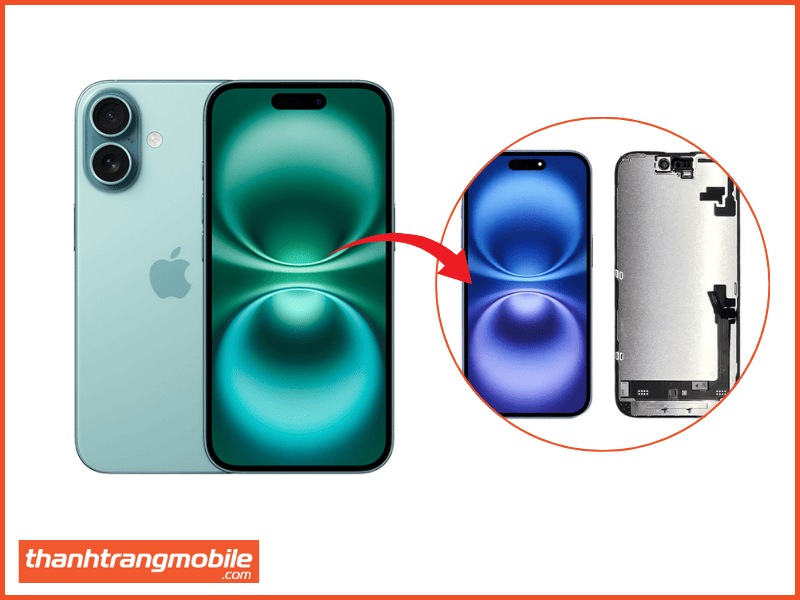 giá thay màn hình iPhone 16 Plus