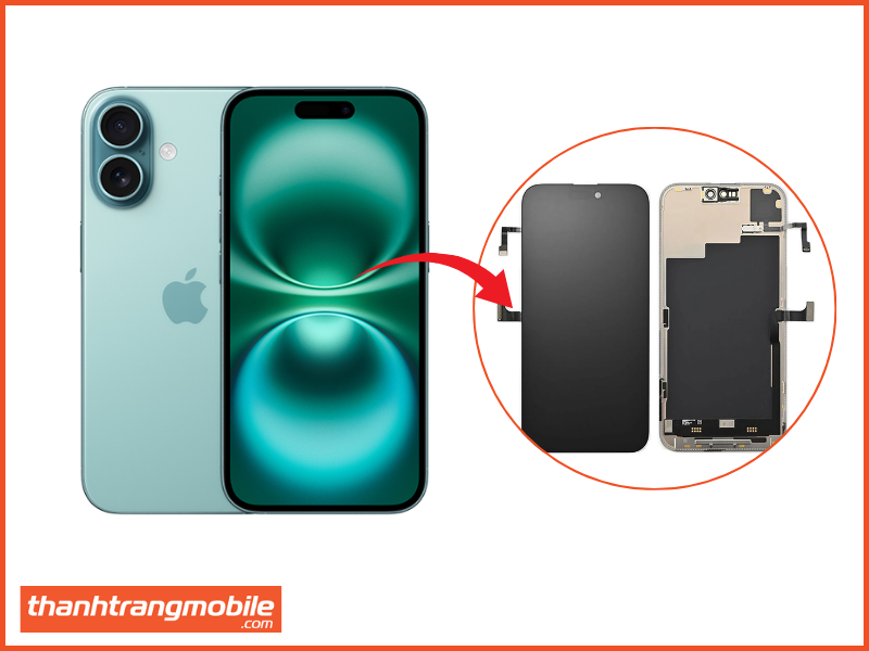 thay màn hình iPhone 16 giá bao nhiêu