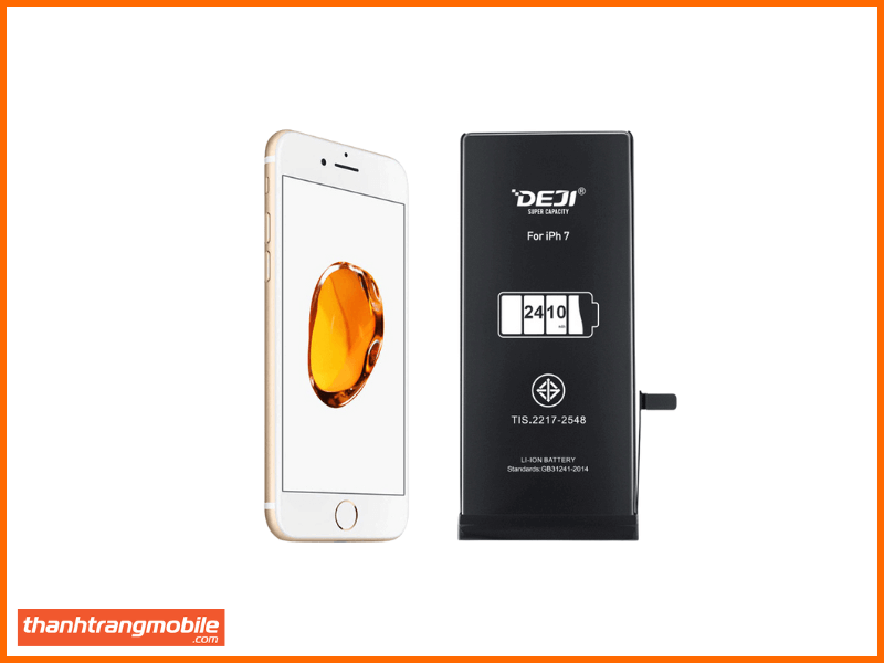 thay pin deji chính hãng iphone 7 tại thanh trang mobile và thay pin iphone các dong ff khác