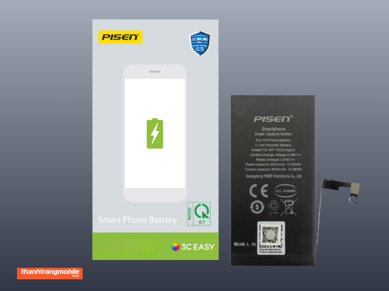 Pin pisen iPhone 15 Plus