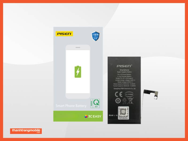Nếu iPhone xuất hiện tình trạng pin yếu, nóng máy hoặc tụt pin bất thường, thay pin iPhone 16 Pisen dung lượng chuẩn là giải pháp được nhiều người lựa chọn. Pin Pisen iPhone 16 hỗ trợ đáp ứng nhu cầu sử dụng hằng ngày, giúp thiết bị hoạt động ổn định hơn. Đặt lịch ngay hôm nay.