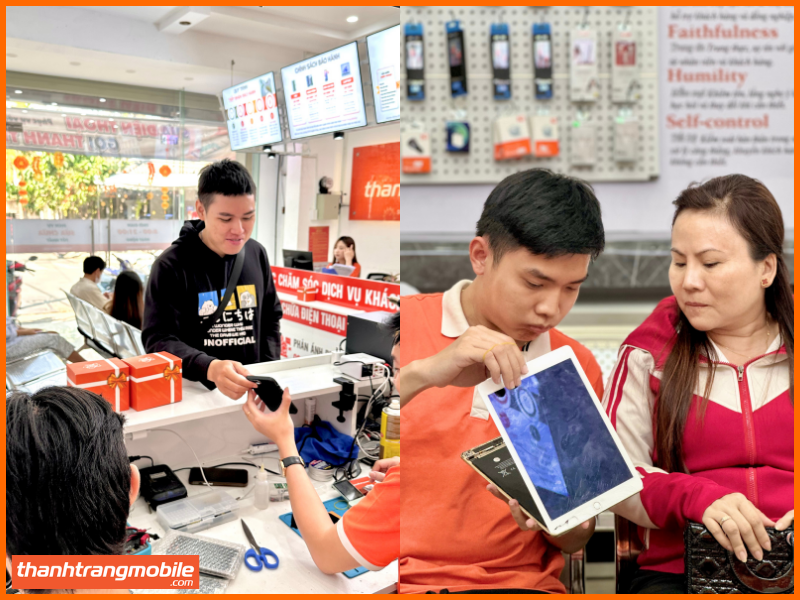 Thay pin điện thoại iphone chính hãng uy tín