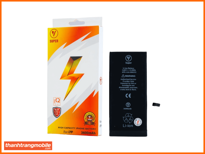 thay pin vmas dung lượng siêu cao chính hãng iphone 7 và thay pin iphone các dòng iphone 7