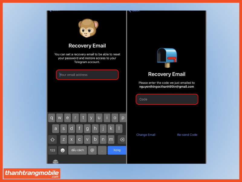 Cách đăng nhập telegram không cần mã xác nhận đơn giản bằng tính năng mật khẩu của Telegram bước 2