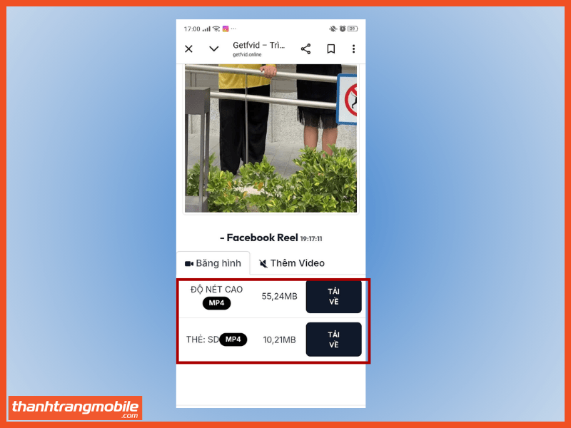Tải video trên Facebook riêng tư bằng Getfvid bước 3