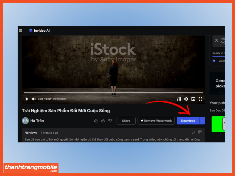 Tạo Video bằng Chatgpt thông qua Invideo tải về
