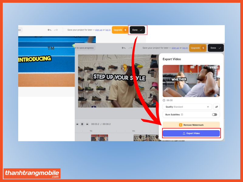Tạo Video bằng Chatgpt thông qua VEED bước 6
