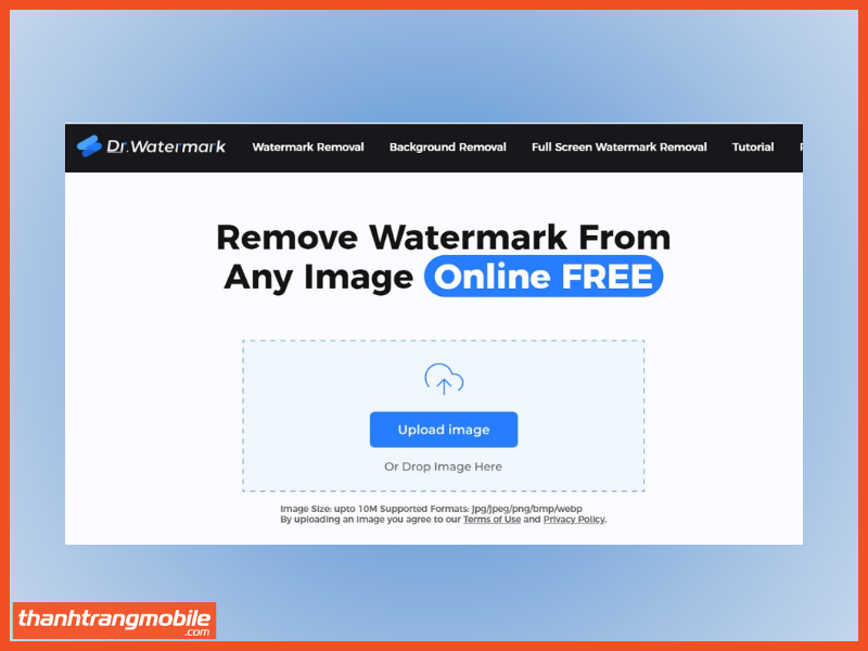 Cách xóa watermark trên ảnh bằng Dr.Watermark bước 1