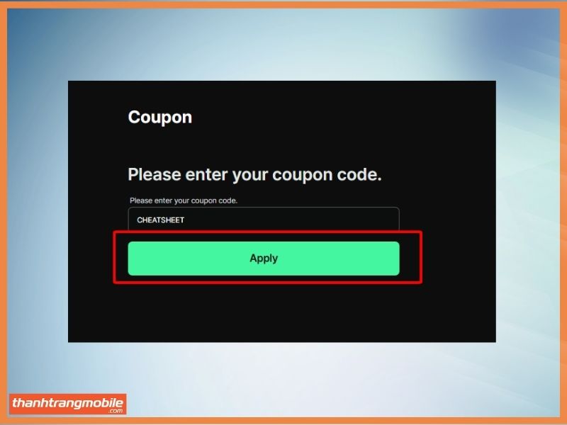 Chọn Apply nhận mã tự động Phục hồi ảnh cũ online miễn phí
