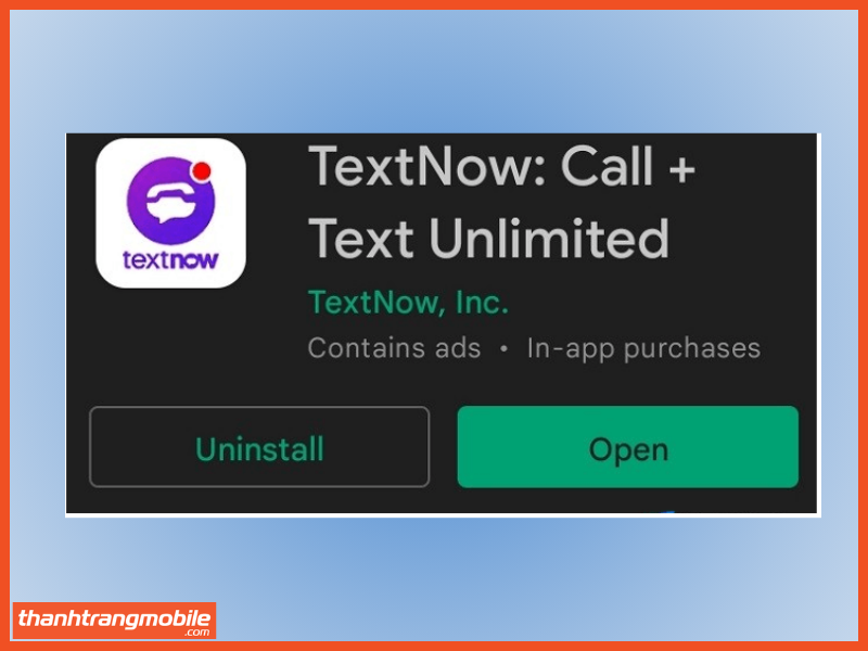cách đăng ký telegram không cần số điện thoại Đăng ký số tài khoản ảo tại Textnow bước 1