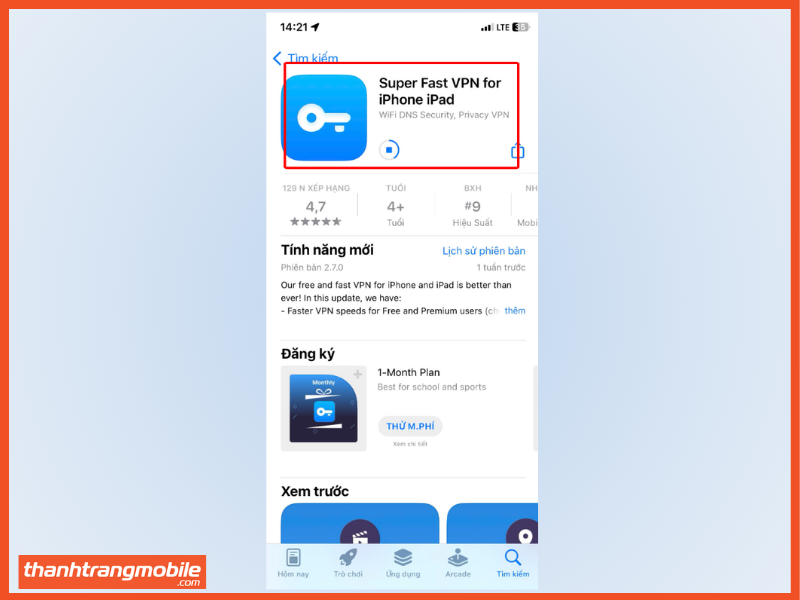 Tải app VPN dùng Telgram khi bị chặn