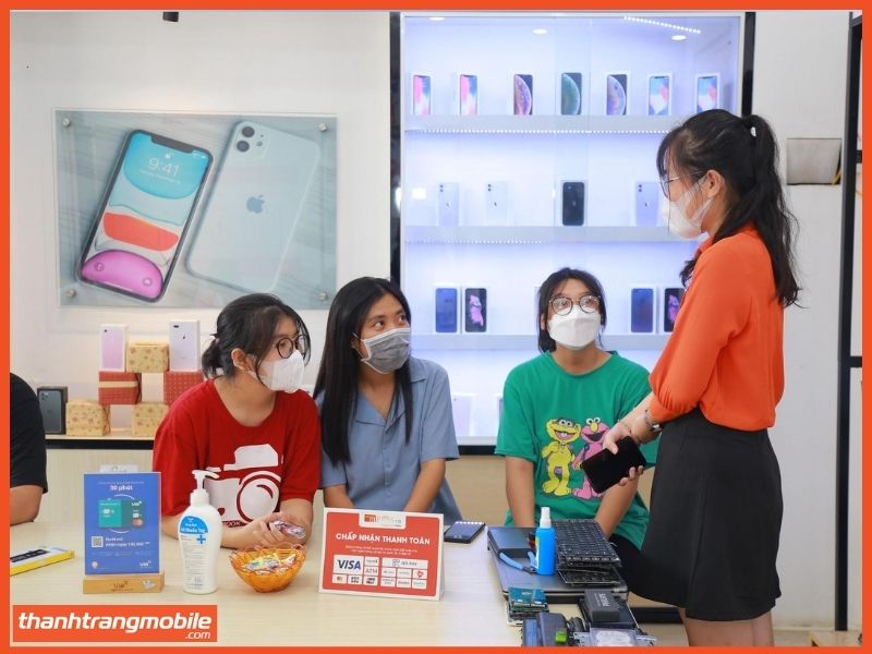 Cửa hàng Thanh Trang Mobile sửa màn iphone bị vỡ