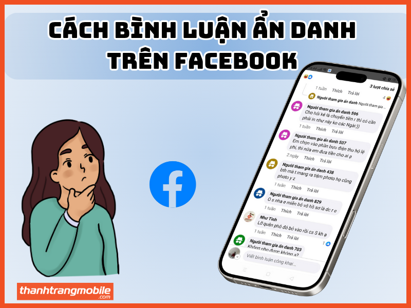 Cách bình luận ẩn danh trên Facebook